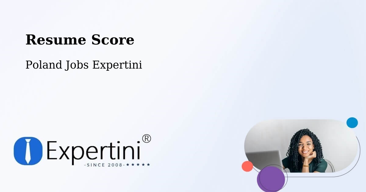 Resume Score & Job Description Match Tool – Ostróda - Poland Jobs Expertini